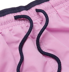 Vilebrequin - Moka Mid-Length Logo-Embroidered Swim Shorts - Pink