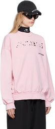 Balenciaga Pink Crewneck Sweatshirt