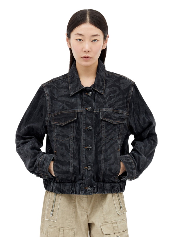 Photo: GANNI Lazer Denim Bomber Jacket