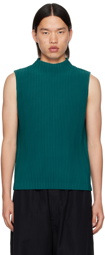HOMME PLISSÉ ISSEY MIYAKE Green Monthly Color May Tank Top