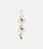 Magda Butrym Crystal-embellished floral drop earrings