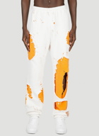 Liberal Youth Ministry - Distressed Track Pants in White