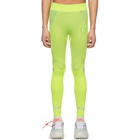 Off-White Yellow Seamless Running Off Active Leggings