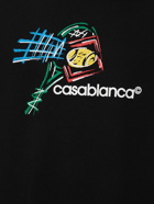 CASABLANCA Croquis De Tennis Screen Printed T-shirt