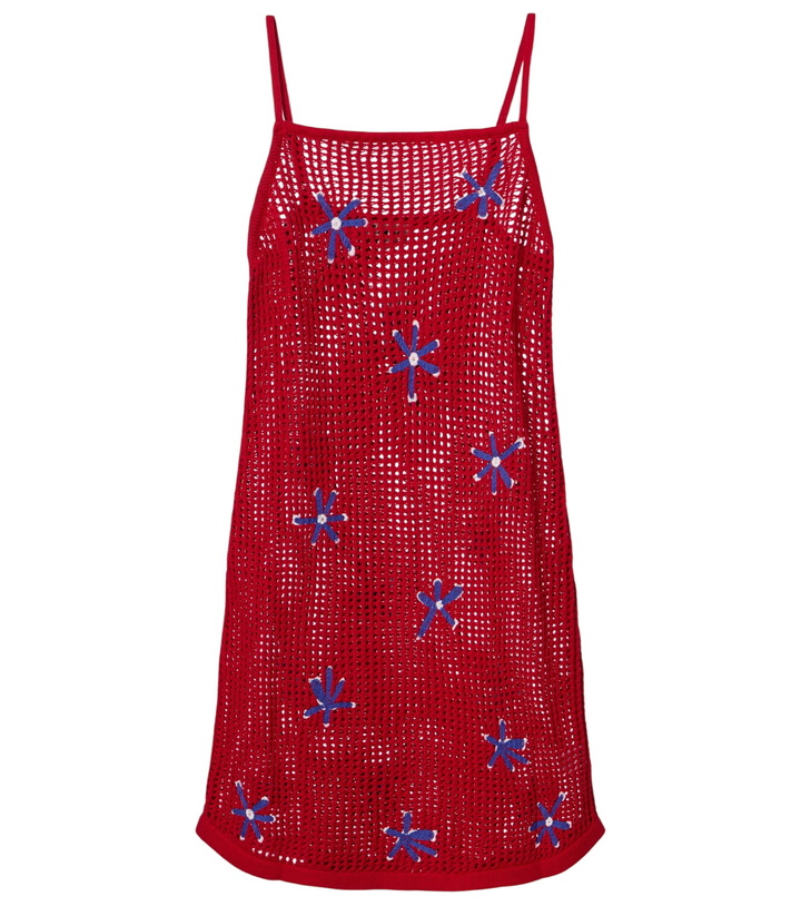 Photo: Staud Rio crochet cotton beach dress