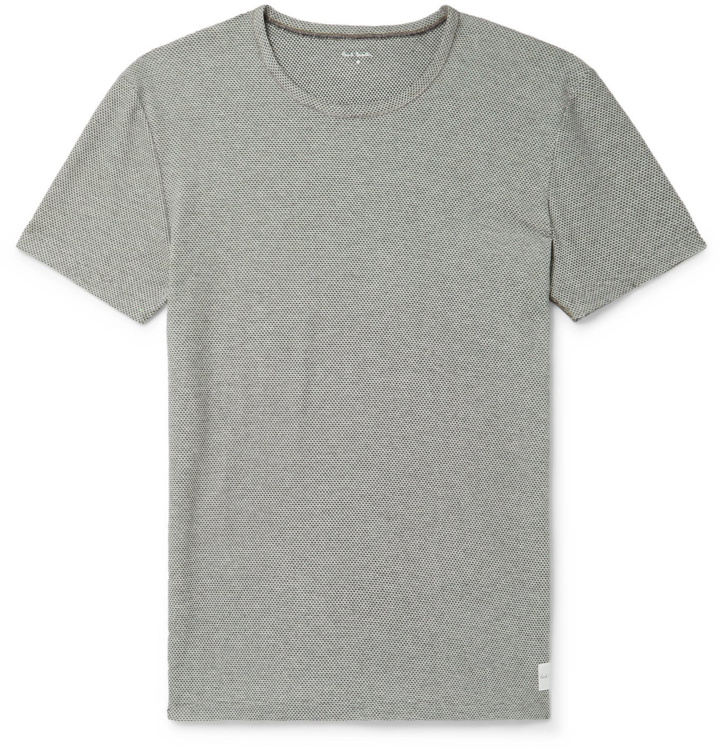 Photo: Paul Smith - Honeycomb Cotton-Blend Jersey T-Shirt - Gray