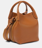 Loro Piana Bale Micro leather crossbody bag