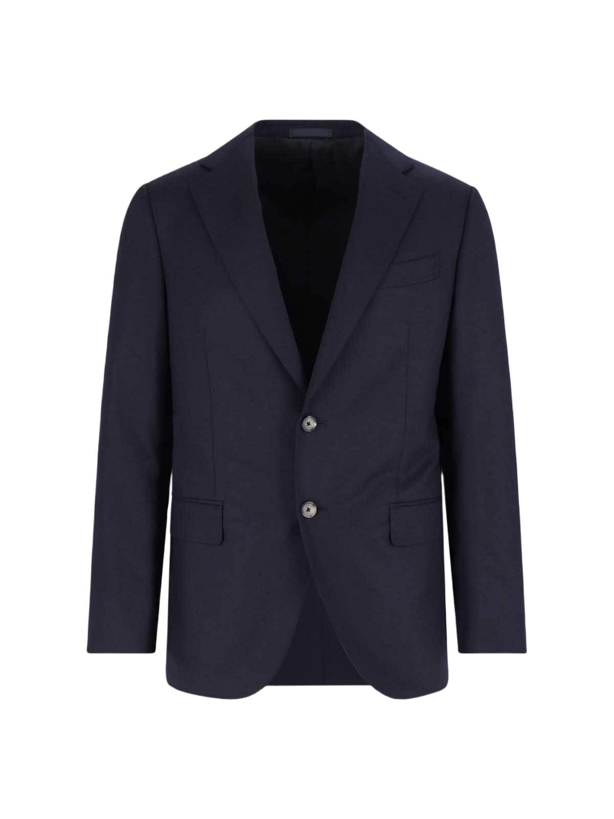 Caruso Single-breasted Wool Suit