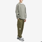 WTAPS Men's 26 Washed Crew Sweat in Olive Drab