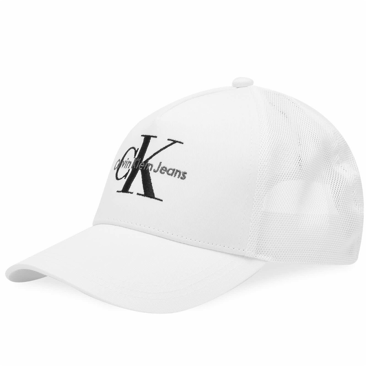 Calvin Klein Women Hat Cap CK Logo 35253326100FA White One Size