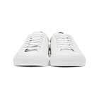 Givenchy White and Black Reverse Logo Urban Street Sneakers