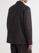 De Bonne Facture - Métier Cotton-Twill Suit Jacket - Brown
