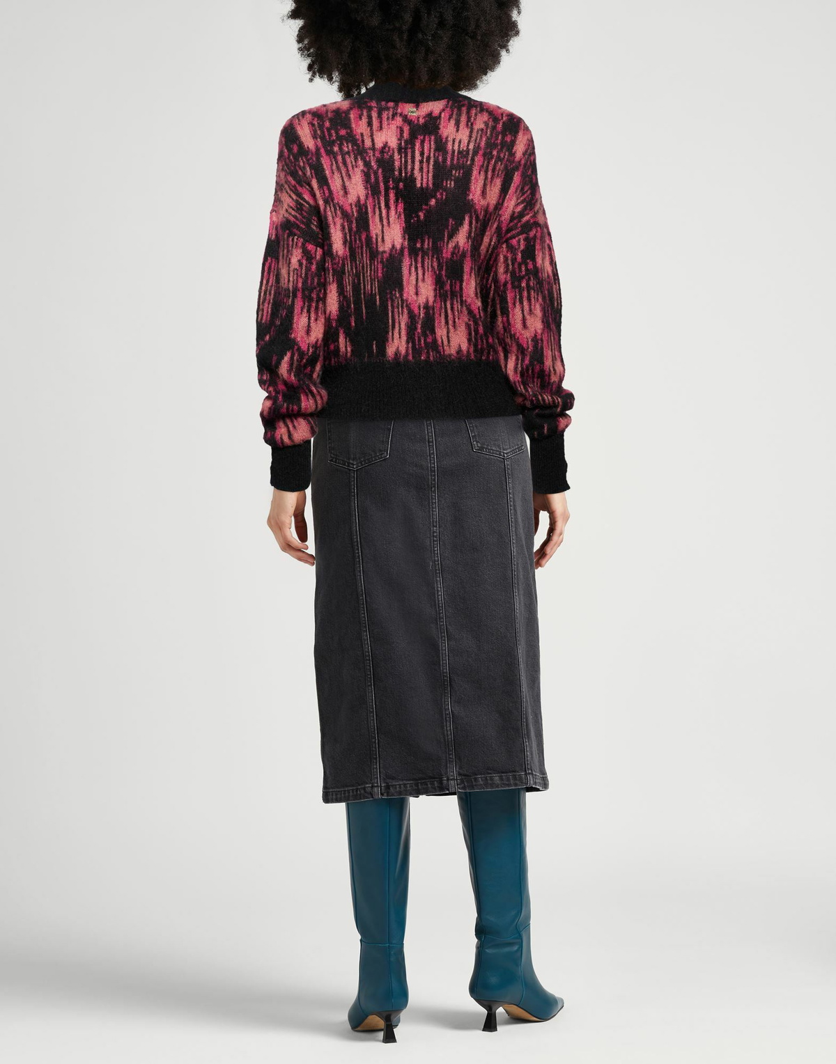 Manila Grace Womens Cardigan Fuchsia