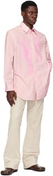 Edward Cuming Pink Striped Shirt