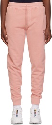 C.P. Company Pink Tapered Sweatpants