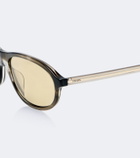 Prada Iconic Plaque oval sunglasses