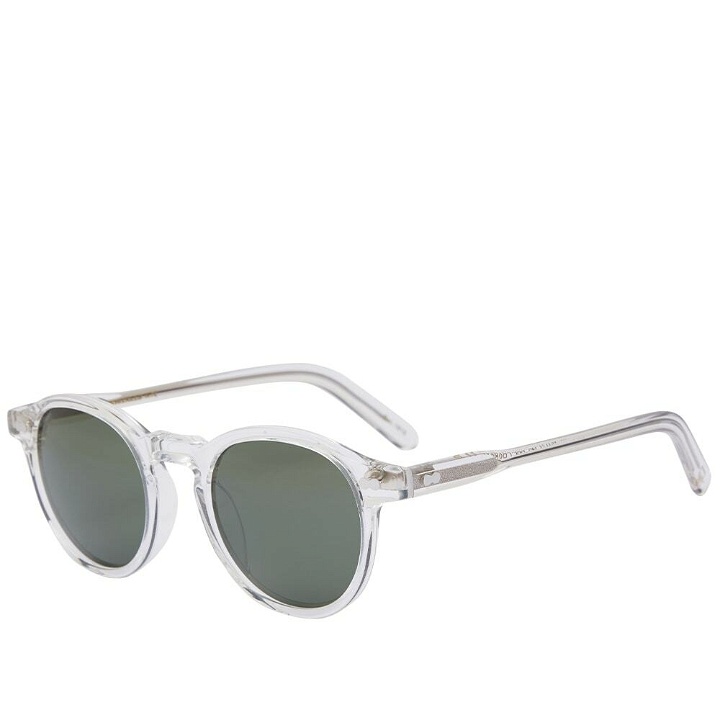 Photo: Moscot Miltzen Sunglasses in Crystal/G-15