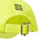 Givenchy Men's Embroidered Logo Cap in Fluo Yellow