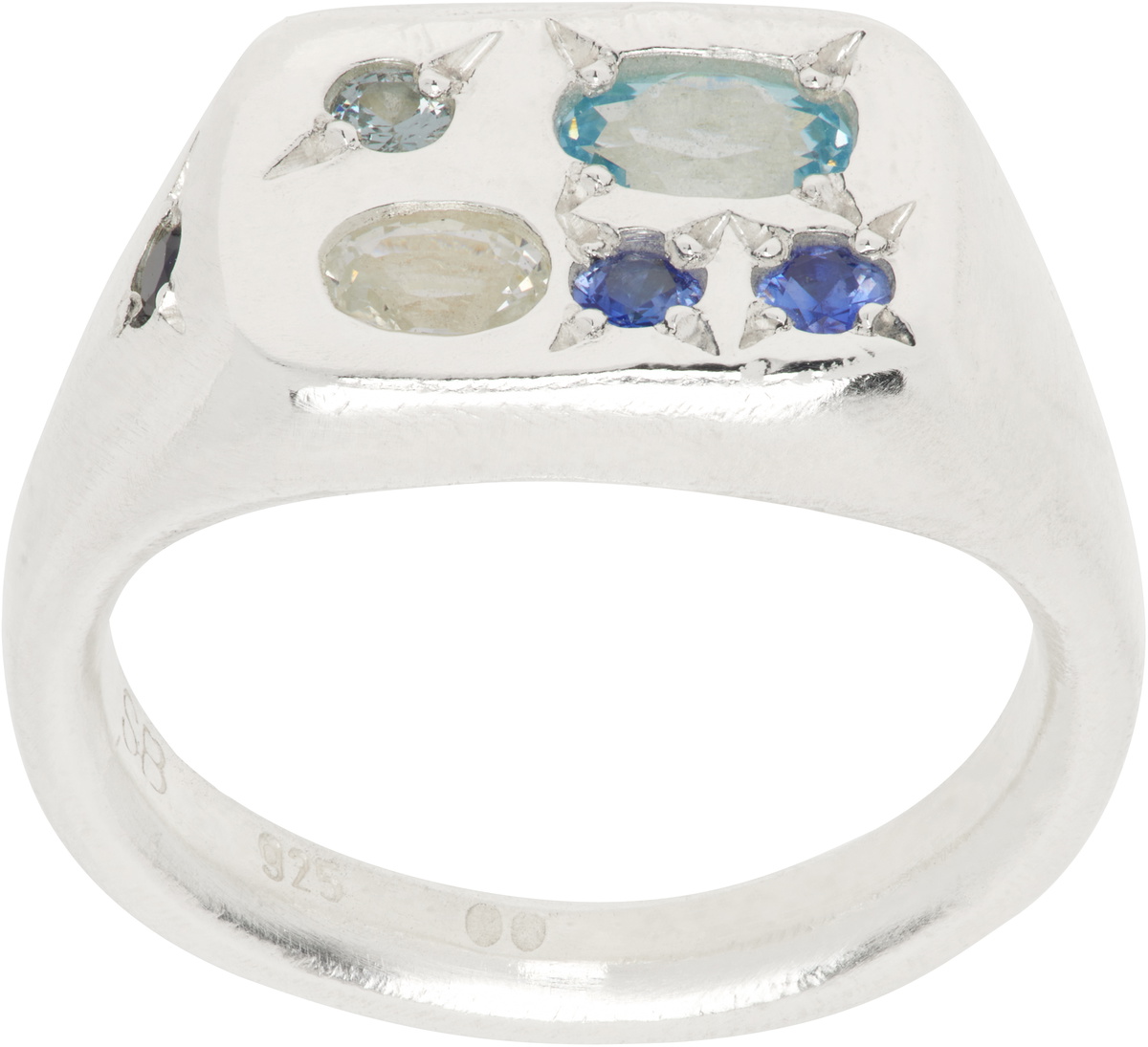 Seb Brown Yellow Gold Topaz Serpent Ring Seb Brown