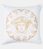 Versace Home Medusa Gala embroidered cushion