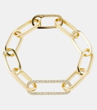 Bucherer Fine Jewellery Link 18kt gold bracelet with diamonds
