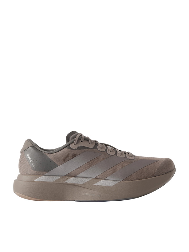 Photo: ADIDAS RUNNING - Adizero Evo SL Striped Mesh Running Sneakers - Gray