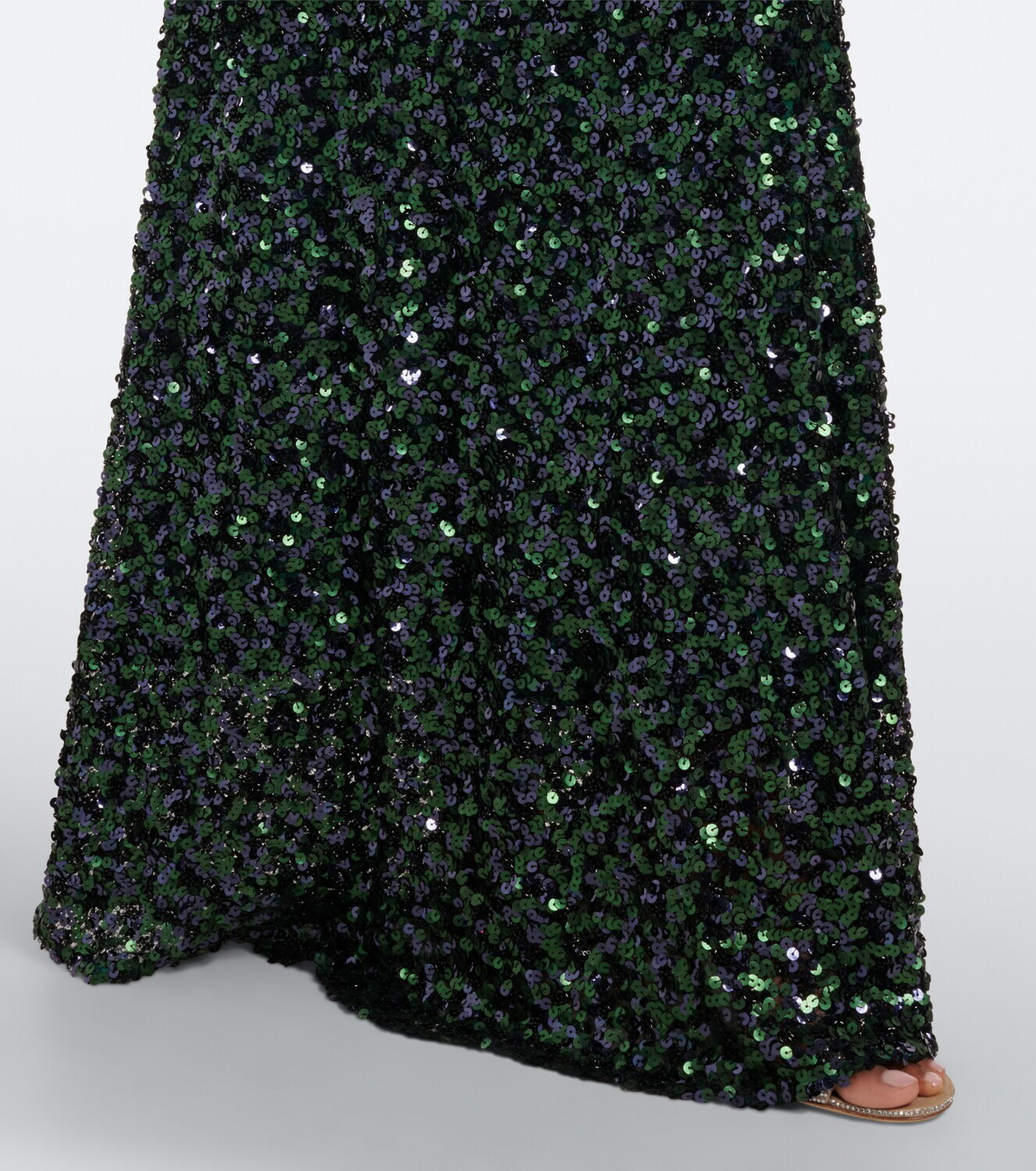 Christopher Esber Open-back sequined halterneck gown