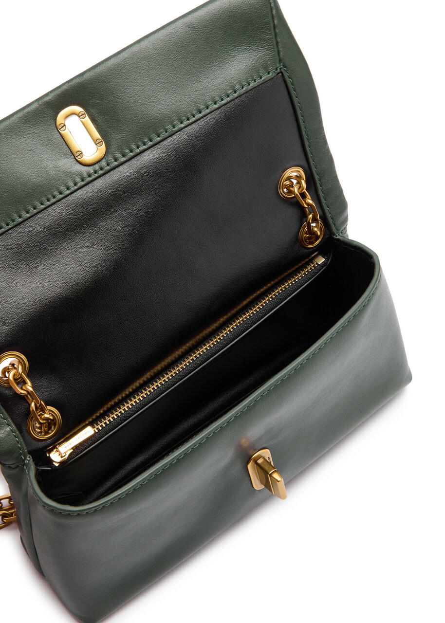 Marc Jacobs The Dual Chain Mini Leather Shoulder bag - Dark Green - One Size