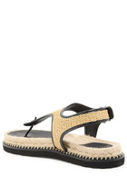 Castañer Tamesis Rafia Espadrille Sandals Beige