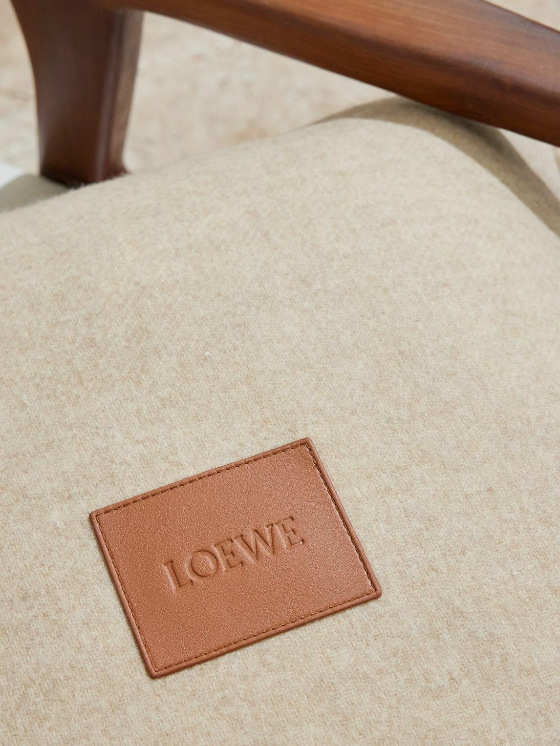 LOEWE - Anagram Wool and Cashmere-Blend Jacquard Cushion