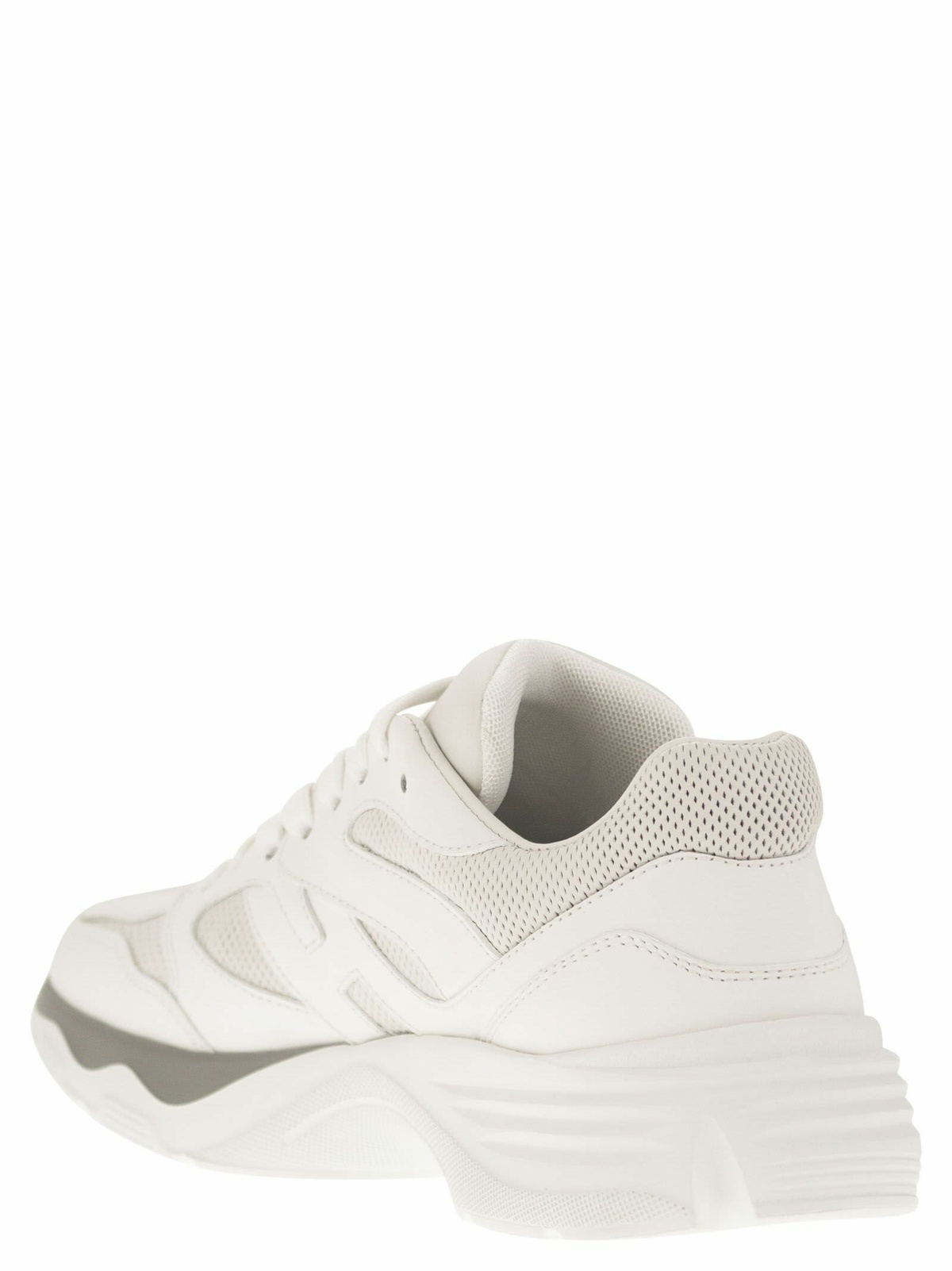 Hogan Round Toe Lace-up Sneakers Hogan