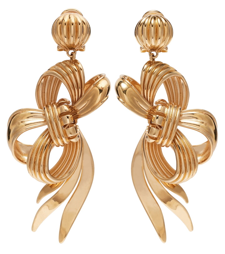 Photo: Miu Miu Bow-detail clip-on earrings