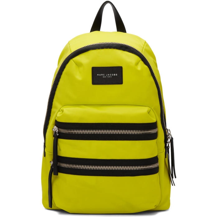 Photo: Marc Jacobs Yellow Nylon Biker Backpack