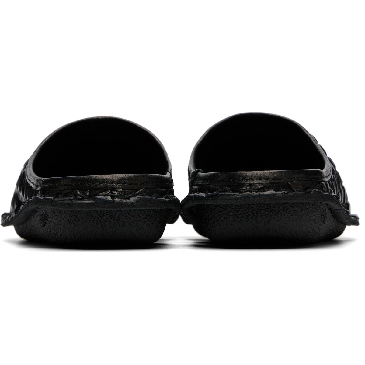 Comme des Garçons Homme Black VIBAe Edition Steer Smooth & Suede Loafers