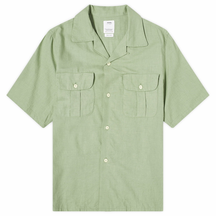 Photo: Visvim Men's Keesey Short Sleeve Shirt in Green