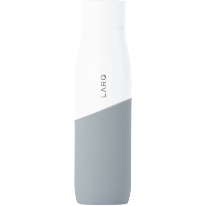 Photo: LARQ White and Grey Movement Self-Cleaning Bottle, 24 oz