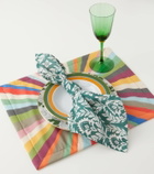 La DoubleJ Green Garland Large set of 2 napkins