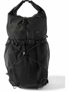 CAYL - Gaya Mesh-Panelled Nylon-Ripstop Roll-Top Backpack