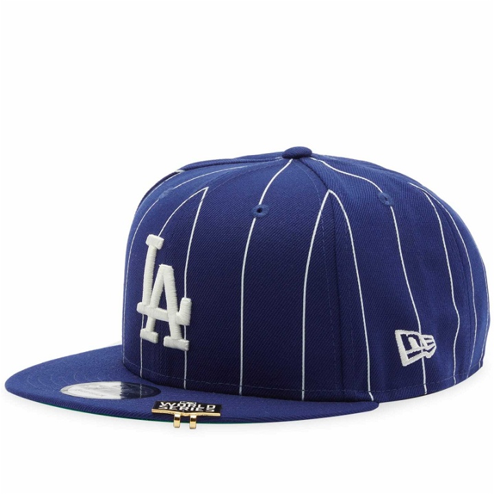 Photo: New Era LA Dodgers 9Fifty Adjustable Cap in Pinstripe