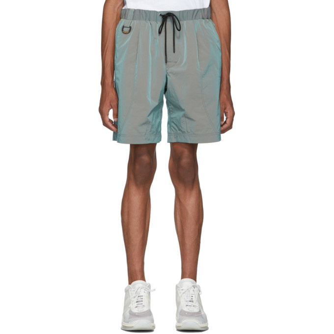 Photo: John Elliott Green CAT Edition Iridescent Nylon Running Shorts