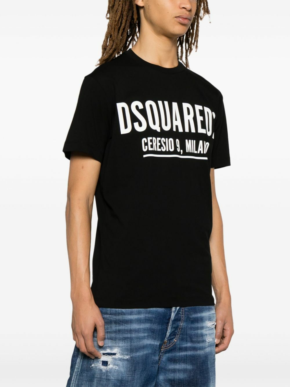Dsquared2 Ceresio マップ クールフィット Tシャツ Ceresio Map Cool Fit T-Shirt