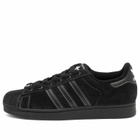 Adidas Superstar II Sneaker in Core Black/Core Black
