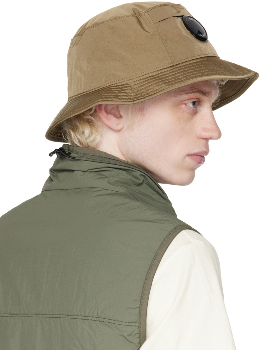 C.P. Company Khaki Chrome-R Lens Bucket Hat C.P. Company