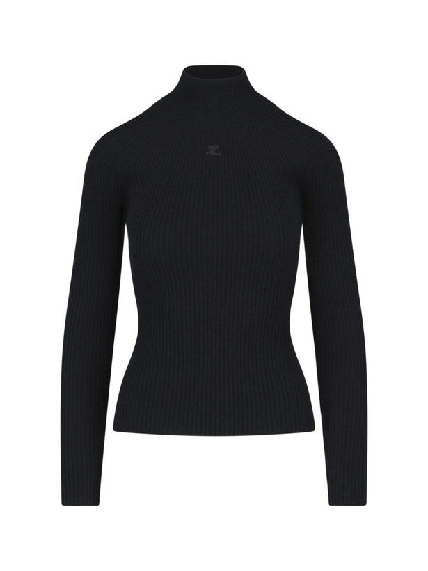 Photo: Courrèges Ribbed Turtleneck Sweater