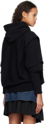 UNDERCOVER Black Layered Hoodie
