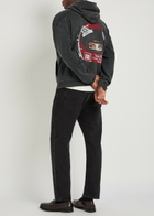Duke And Dexter Helmet Printed Cotton Sweatshirt Black