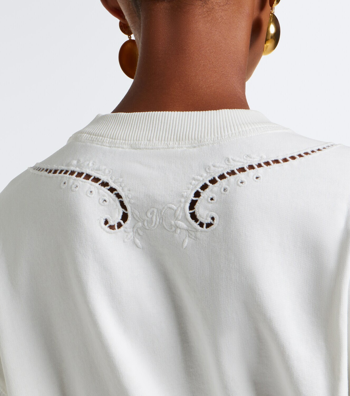 Marant Etoile Vella embroidered cotton sweatshirt