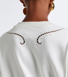 Marant Etoile Vella embroidered cotton sweatshirt