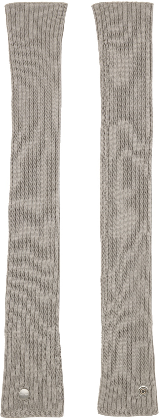 Rick Owens Off-White Porterville Ribbed Arm Warmers