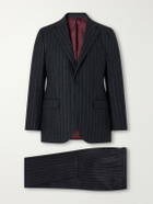 Rubinacci - Pinstriped Virgin Wool-Flannel Suit - Gray